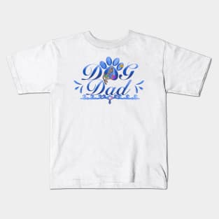 Dog Dad Ocean Kids T-Shirt